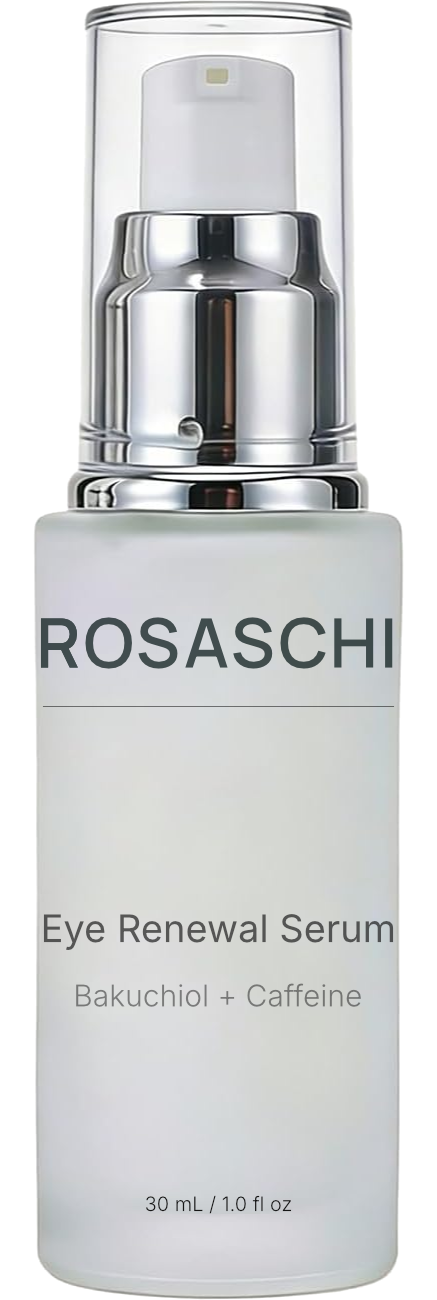 Rosaschi eye treatment bottle mockup